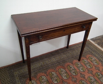 George III Rectangular Foldover Tea Table