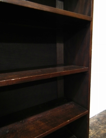 Antique Matched Pair of Open Bookcases