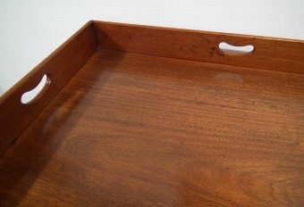 Antique Victorian Mahogany Butlers Tray and Stand