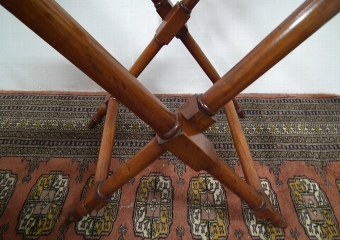Antique Victorian Mahogany Butlers Tray and Stand