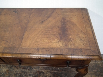 Antique George I Style Figured Walnut Dresser/Side Table