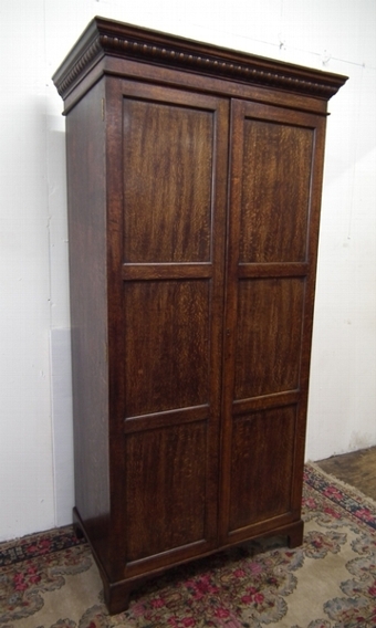 Georgian Style Oak Wardrobe