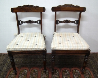 Pair of Regency Side Chairs