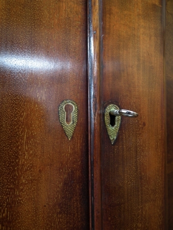 Antique George III Mahogany Wardrobe/Linen Press
