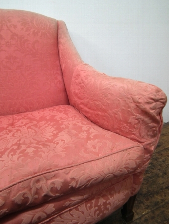 Antique Edwardian Neat Sized 2 Seater Sofa