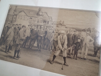 Antique Series of 8 Life Association of Scotland Golf Prints