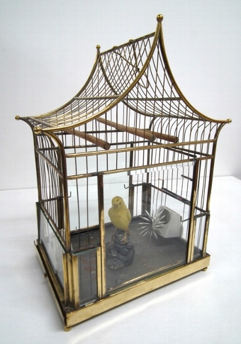 Victorian Brass Bird Cage