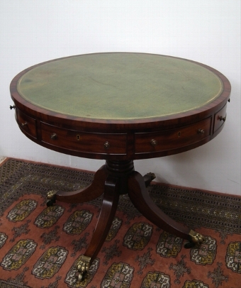 George IV Small Sized Mahogany Drum Table