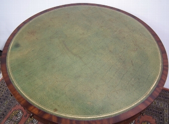 Antique George IV Small Sized Mahogany Drum Table