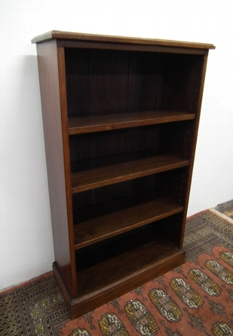 Victorian Mahogany Open Bookcase