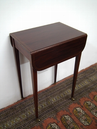 George III Style Small Mahogany Pembroke Table