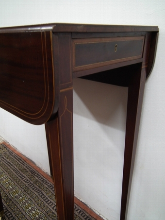 Antique George III Style Small Mahogany Pembroke Table
