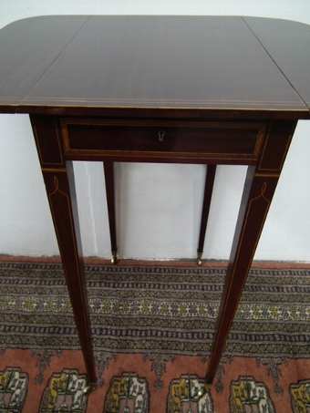 Antique George III Style Small Mahogany Pembroke Table