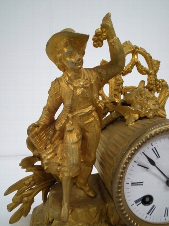 Antique French Mantel Clock