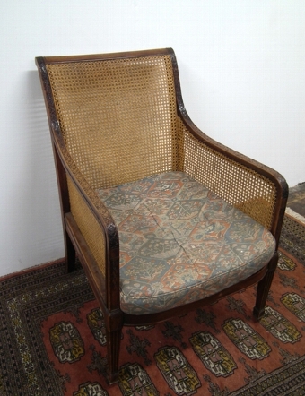 Late Victorian Bergere Chair