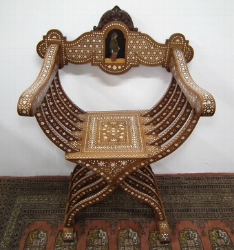 Italian Inlaid Chair