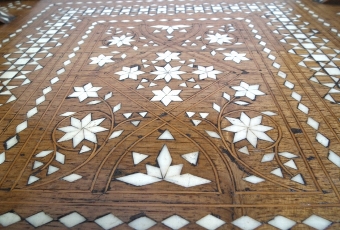 Antique Italian Inlaid Chair