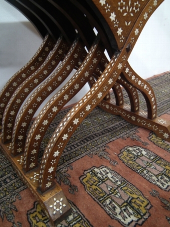 Antique Italian Inlaid Chair