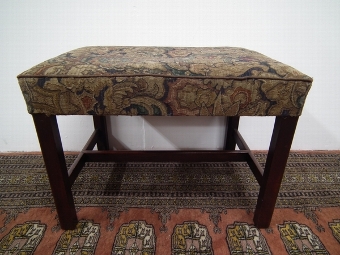 George III Style Mahogany Stool