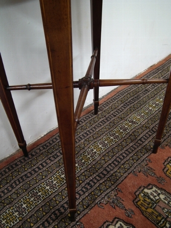 Antique Scottish Regency Oval Inlaid Side Table