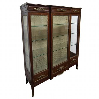 Victorian Mahogany Display Cabinet