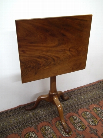 George III Mahogany Tilt Top Table