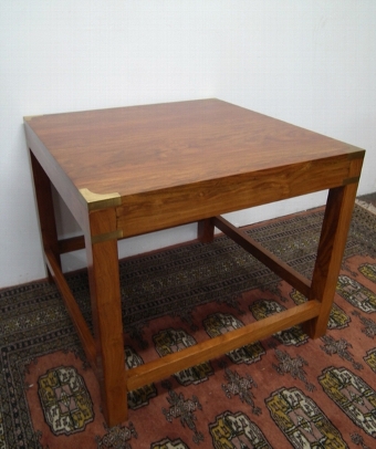 Military Style Square Coffee Table