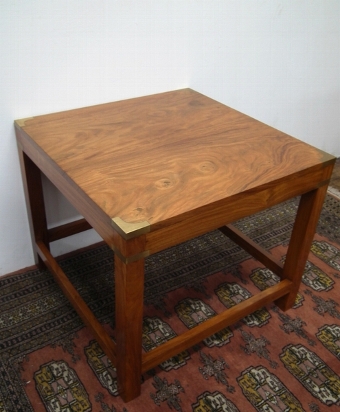 Military Style Square Coffee Table