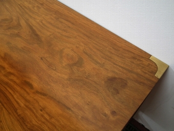 Antique Military Style Square Coffee Table