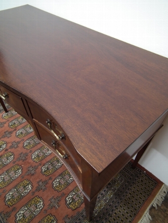 Antique George III Style Serpentine Side Table/Sideboard