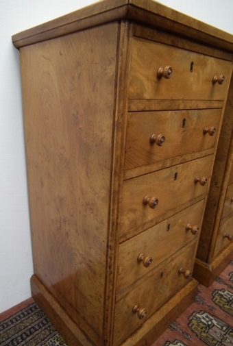 Antique :SALE: Pair of Victorian Pedestal Bedside Cabinets