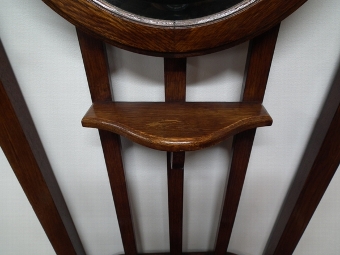Antique Small Oak Hall Stand