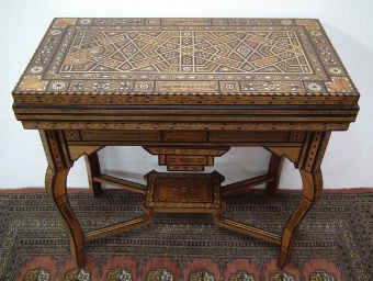 Syrian Games Table