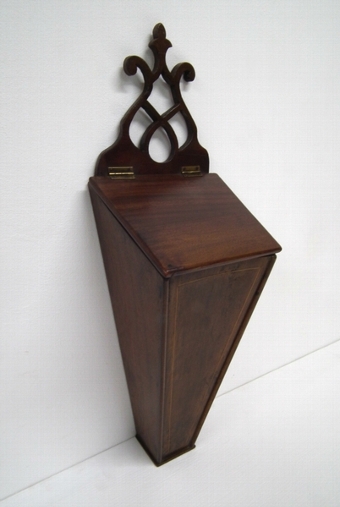 Mahogany Inlaid Candle Box