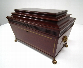Victorian Mahogany Casket