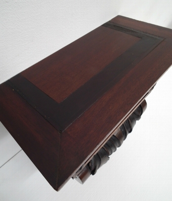 Antique Carved Mahogany Wall Bracket