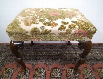 Antique George II Style Walnut Stool