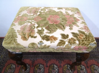 Antique George II Style Walnut Stool