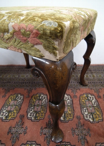Antique George II Style Walnut Stool
