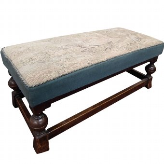 Jacobean Style Low Fender Stool