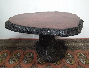 Contemporary Burr Elm Coffee Table