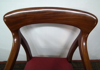 Antique Early Victorian Mahogany Armchair/Desk Chair
