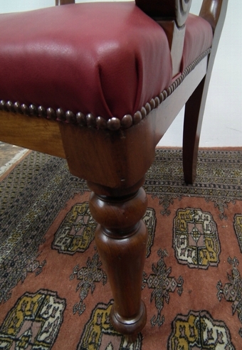 Antique Early Victorian Mahogany Armchair/Desk Chair