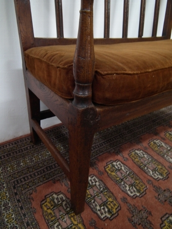 Antique George III Neat Sized Ash Bench