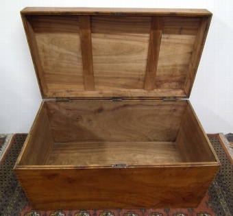 Antique Large Camphor Wood Trunk