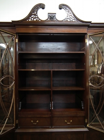 Antique :SALE: George III Style Four Door Cabinet Bookcase