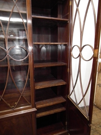 Antique :SALE: George III Style Four Door Cabinet Bookcase