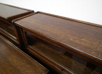 Antique Set of 3 Oak Sectional Bookcases