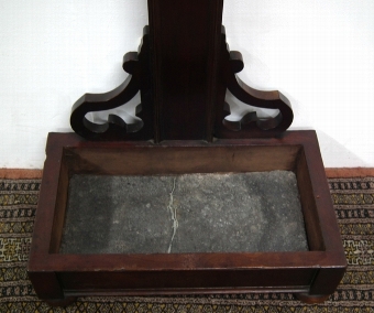 Antique Unusual Early Victorian Mahogany Hall Stand