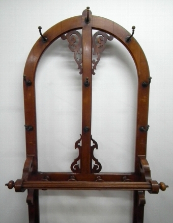Antique Large Victorian Oak Hall Stand